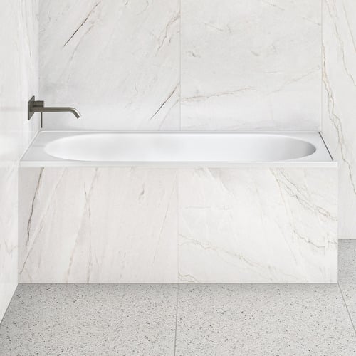 Anti Slip Steel Bath With Porcelain Coating
