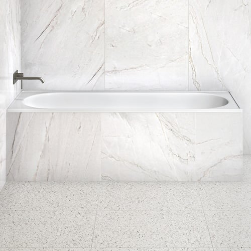 Anti Slip Steel Bath With Porcelain Coating