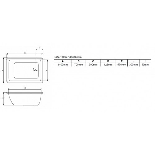Nella Steel Bath & Shower Package