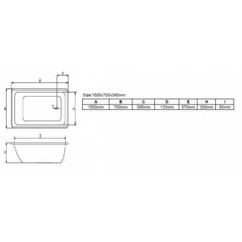 Nella Steel Bath & Shower Package
