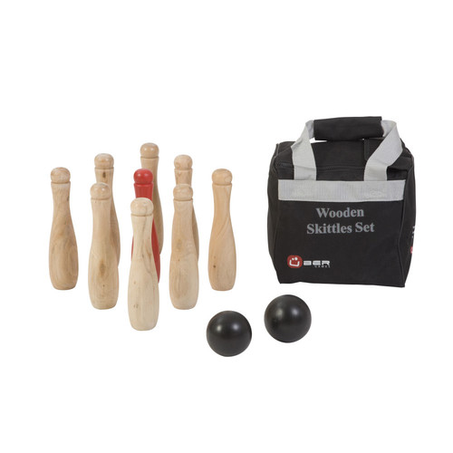 Uber Wooden Skittles Set
