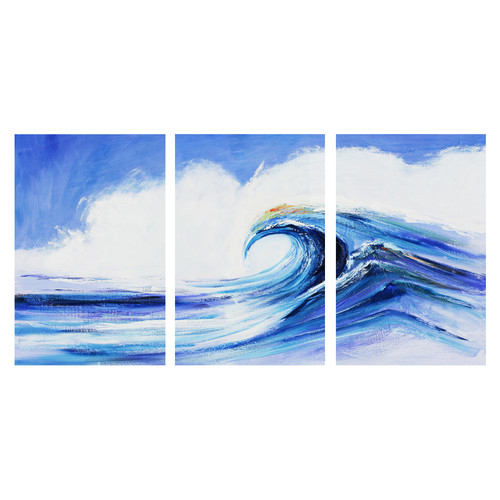 Waves Triptych | Temple & Webster