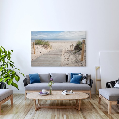 Art Illusions Beach Path Canvas & Reviews | Temple & Webster