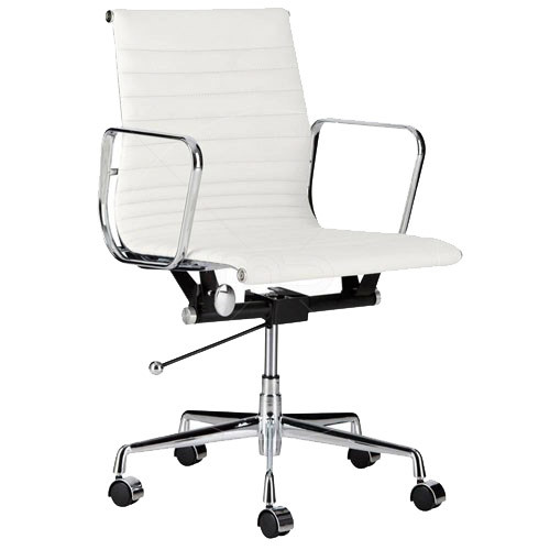 Milan Direct Eames Leather Replica Management Office Chair