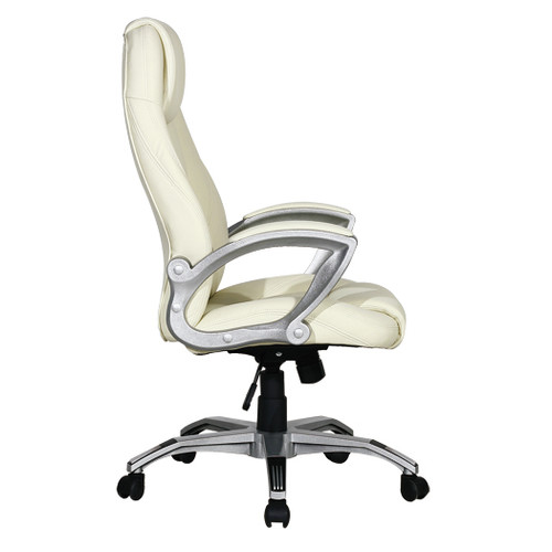 Milan Direct High Back Cream Executive Office Chair & Reviews Temple