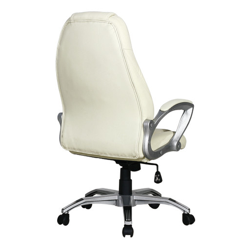 Milan Direct High Back Cream Executive Office Chair & Reviews Temple