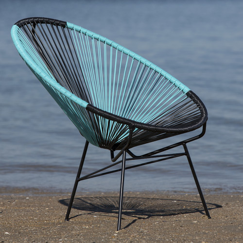 PE Rattan Acapulco Chair Replica Temple & ster