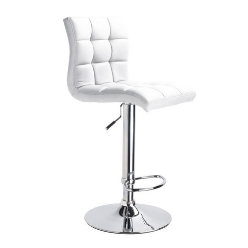 Temple & Webster Adjustable Martini High Back Swivel Barstools