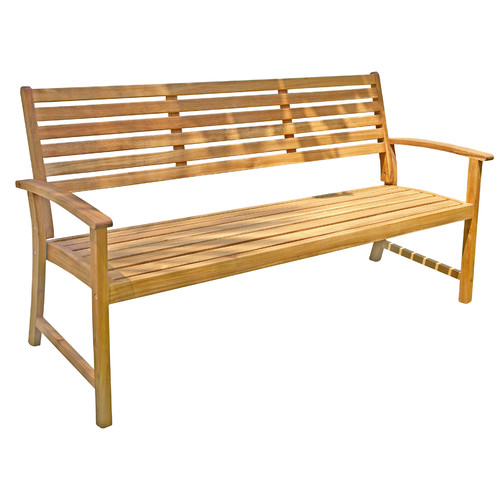 Vigo 3 Seater Outdoor Timber Bench Temple & ster