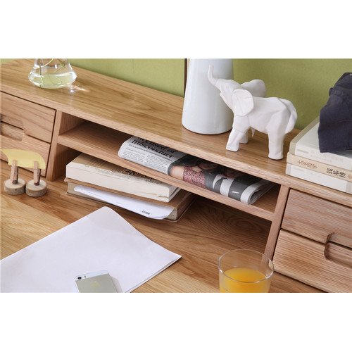 Temple & Webster Oscar Oak Scandinavian Style Desk