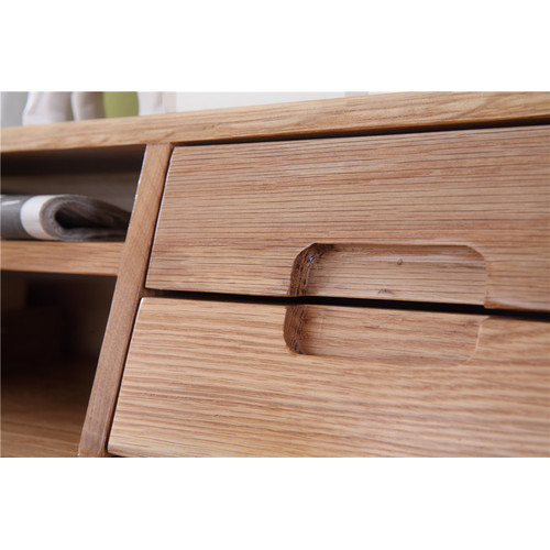 Temple & Webster Oscar Oak Scandinavian Style Desk