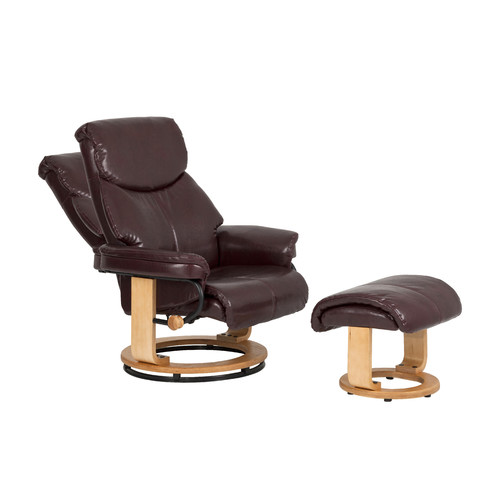 Temple & Webster Oslo Recliner & Ottoman