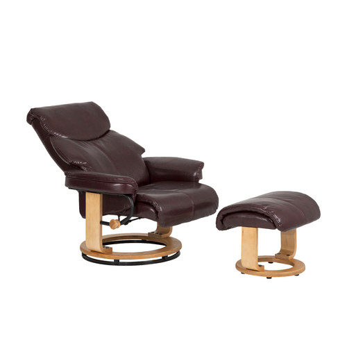 Temple & Webster Oslo Recliner & Ottoman