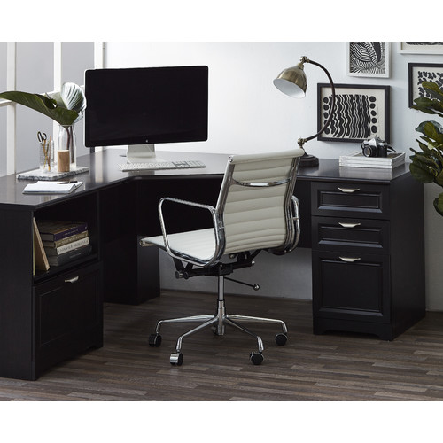 Milan Direct Eames Leather Replica Management Office Chair