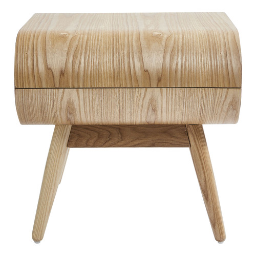 Temple & Webster Hugo Scandinavian Style Bedside Table 1 Drawer