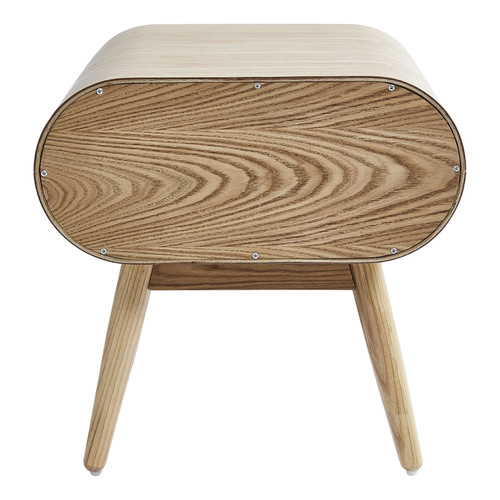 Temple & Webster Hugo Scandinavian Style Bedside Table 1 Drawer