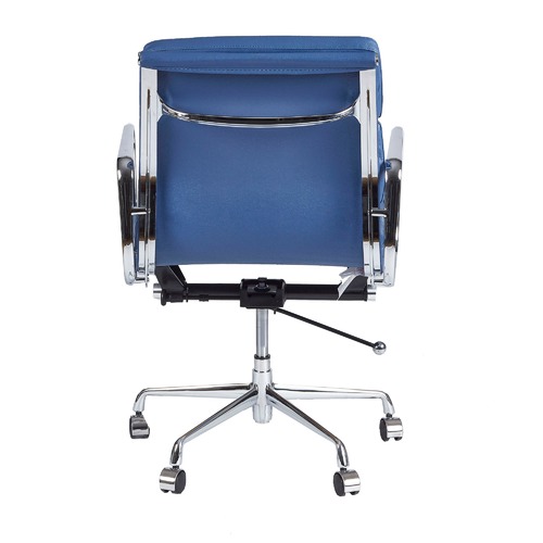Milan Direct Eames Premium Leather Replica Soft Pad Management Office Chair