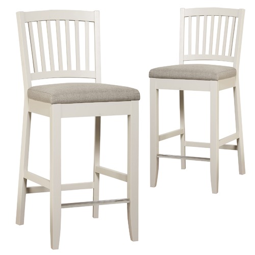 Hamptons Slat Marbella Fabric Bar Stools Temple & ster