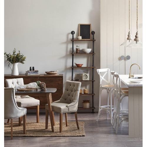 Temple & ster Bella 65cm Cross Back Bar Stool & Reviews