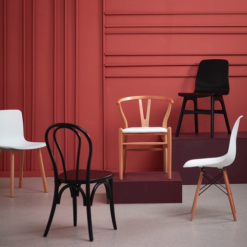 Milan Direct Eames Replica DSW Dining Side Chairs