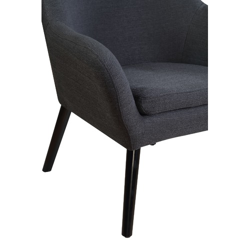 Temple & Webster Dark Grey Memphis Armchair