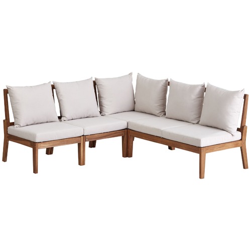 Anquilla Outdoor Modular Lounge Set with Cushions Temple & ster