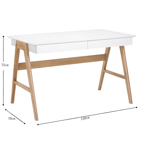 Milan Direct Torsby Office Writing Desk