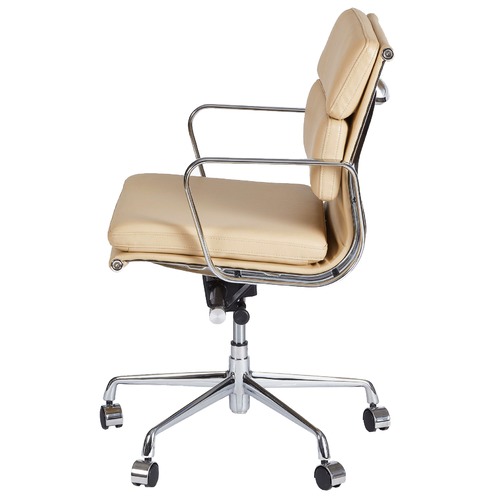 Milan Direct Eames Premium Leather Replica Soft Pad Management Office Chair
