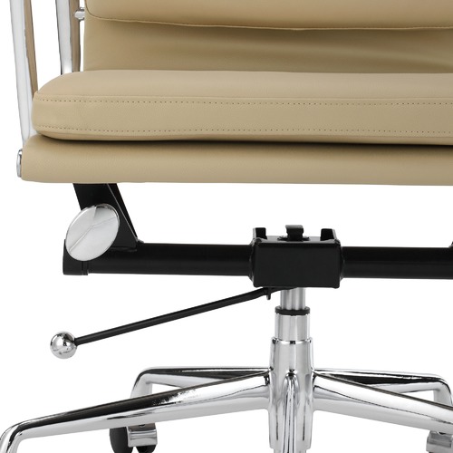 Milan Direct Eames Premium Leather Replica Soft Pad Management Office Chair