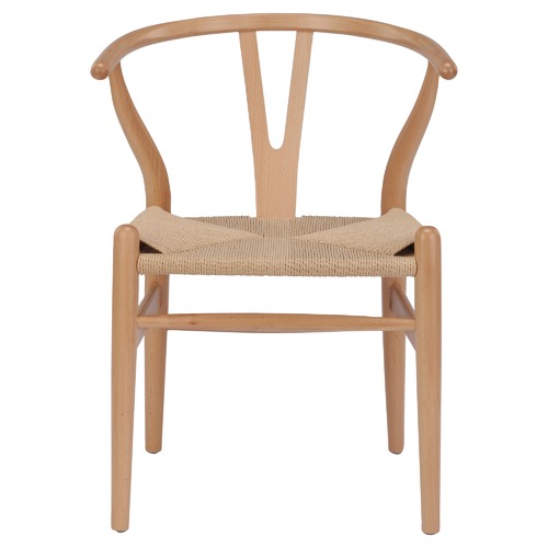 Milan Direct Natural Premium Hans Wegner Replica Wishbone Chairs