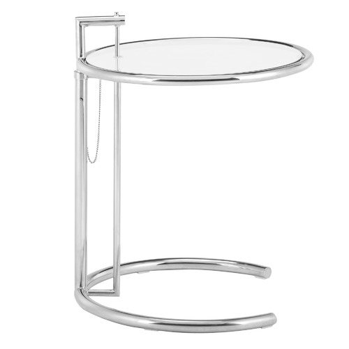 Milan Direct Eileen Gray Replica Adjustable E1027 Side Table