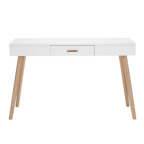 Milan Direct Vasby Desk Console 1 Drawer Scandinavian