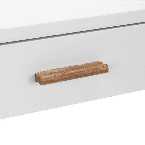 Milan Direct Vasby Desk Console 1 Drawer Scandinavian