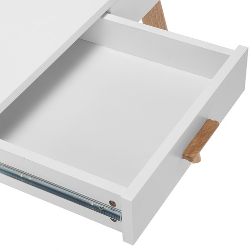 Milan Direct Vasby Desk Console 1 Drawer Scandinavian
