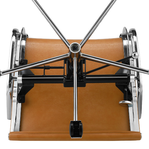 Milan Direct Eames Premium Leather Replica High Back Soft Pad Management Office Chair