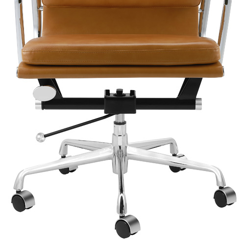 Milan Direct Eames Premium Leather Replica Soft Pad Management Office Chair
