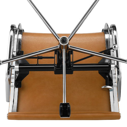 Milan Direct Eames Premium Leather Replica Soft Pad Management Office Chair