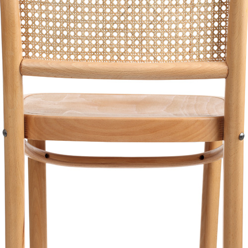 65cm Hoffmann Replica Beech Wood & Rattan Counter Barstool
