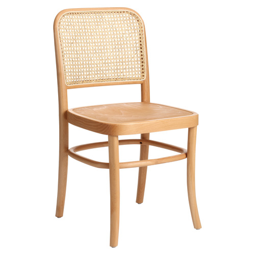Hoffmann-Replica-Beech-Wood-and-Rattan-Dining-Side-Chairs