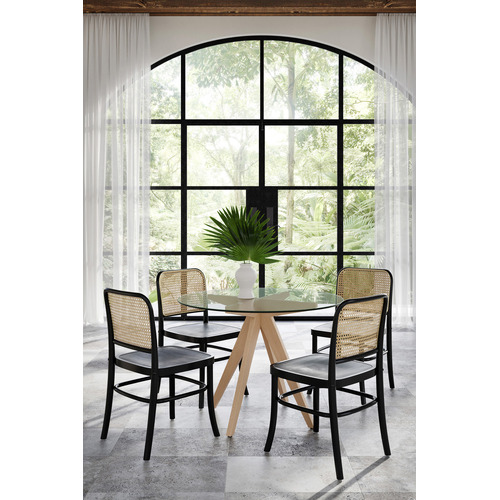 Hoffmann-Replica-Beech-Wood-and-Rattan-Dining-Side-Chairs