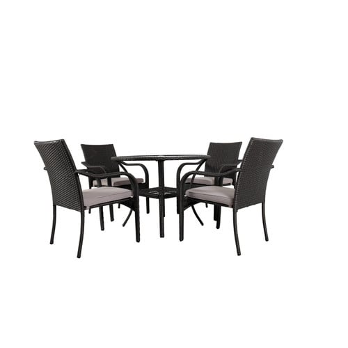 Freshwater-4-Seater-Outdoor-PE-Wicker-Dining-Set