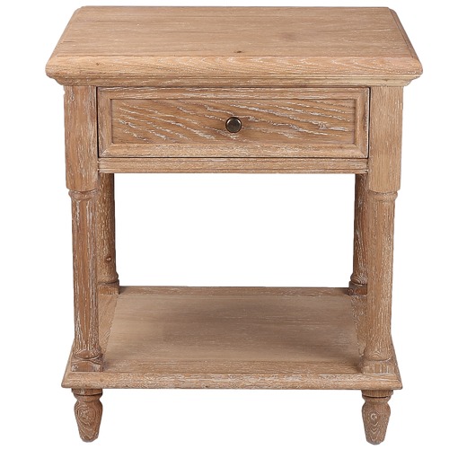 Naturally Provinicial Harriett American Oak Bedside Table Reviews Temple Webster