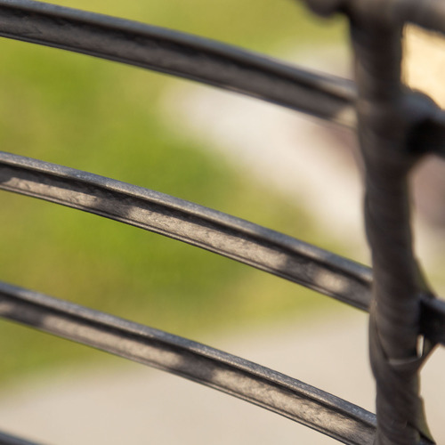 Charcoal Bourne Standing Basket Chair