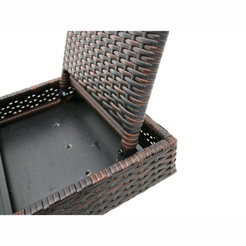 Rossi Rattan Foldable Outdoor Side Table