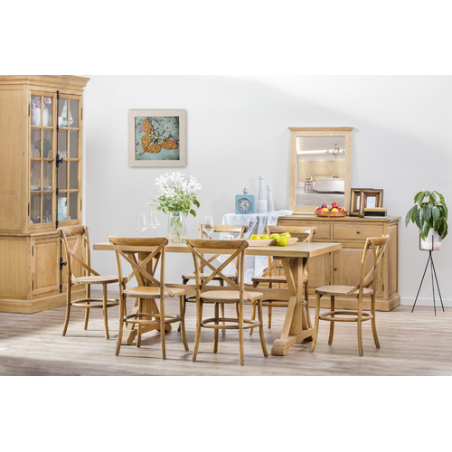 Industrial Loft Oak Bookcase With Doors Temple & Webster