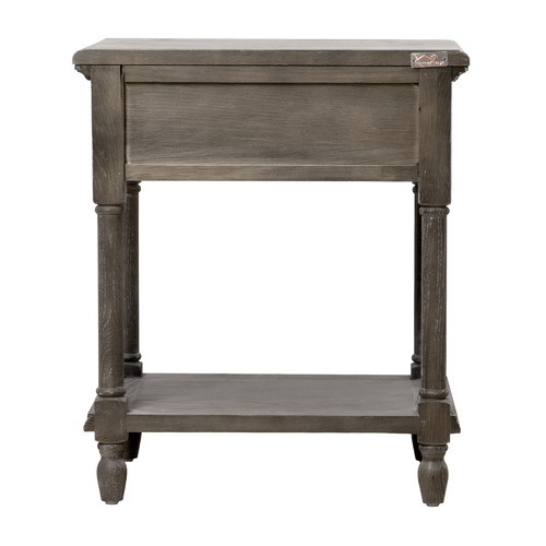 Naturally Provinicial Dewey Oak Wood Bedside Table | Temple & Webster