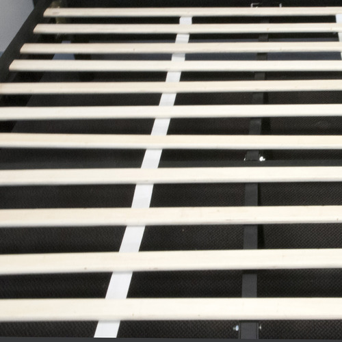 Charcoal Leucippus Wooden Platform Bed