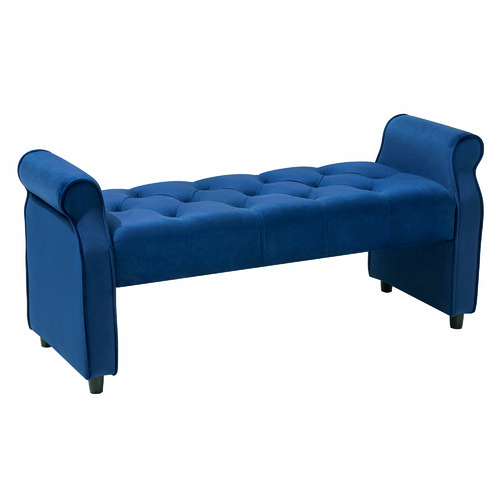 Rogue Velvet Ottoman Bench