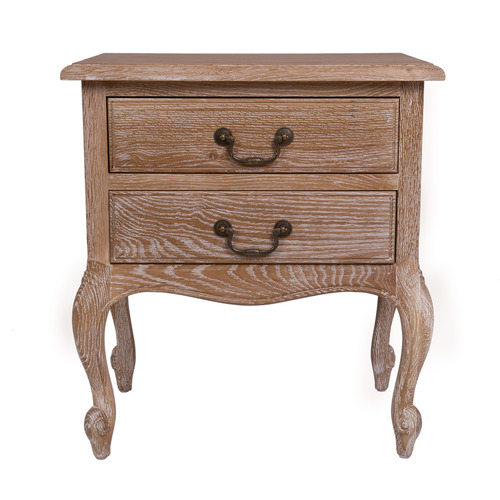 Tania Oak Wood Bedside Table