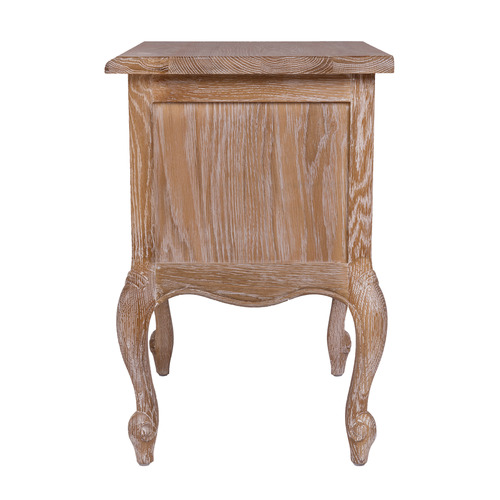 Tania Oak Wood Bedside Table